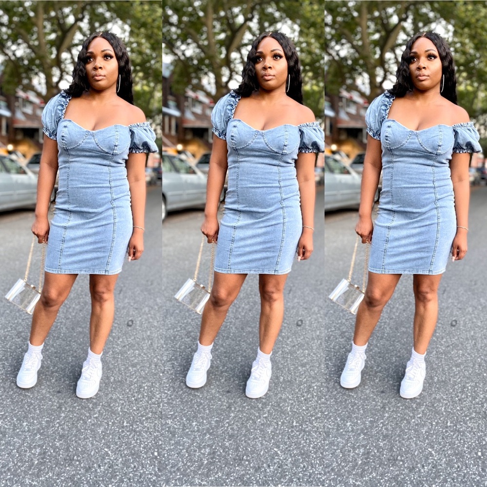 Girly Girl Denim Dress
